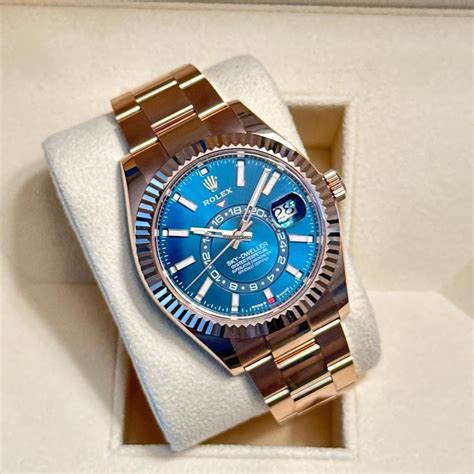 Rolex Sky-Dweller blue green